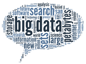 Big data concept in word cloud